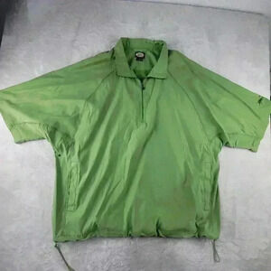 Tommy Bahama Birdie Zip Golf Pullover sz Lg Bread and Putter Breezer Green